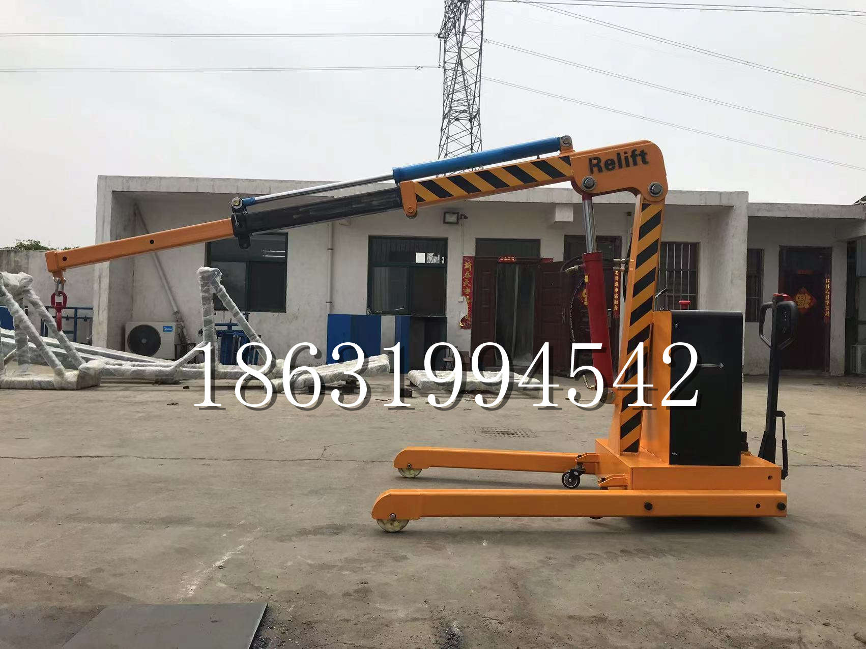 呼伦贝尔市久征定做3吨三轮随车吊 农用园林绿化移树吊 平板工程用小吊机